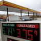 Gas prices at a Love's station in Bennville, Illinois on September 12, 2022.